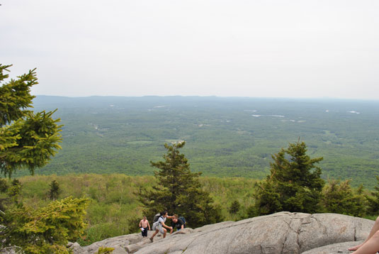 View from the White Dot Trail of Mt. Monadnock View from the White Dot Trail of Mt. Monadnock