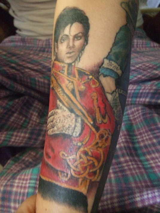 Michael Jackson Tattoo by Leanne Michael Jackson Tattoo by Leanne