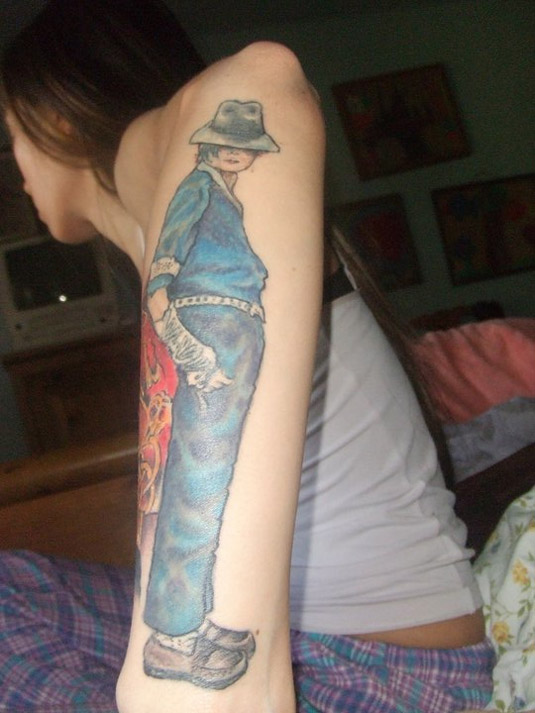 Michael Jackson Tattoo by Leanne Michael Jackson Tattoo by Leanne