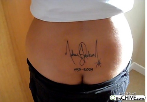 MJ Signature Tattoo MJ Signature Tattoo