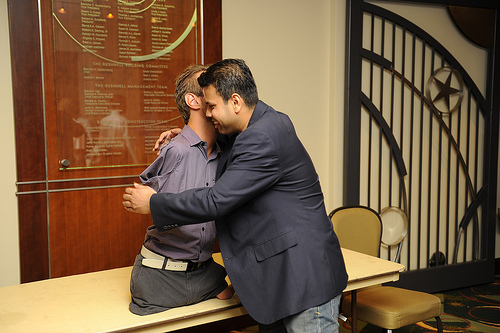 Evan Hugging Nick vujicic Evan Hugging Nick Vujicic