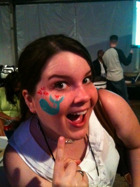 Face Painting of Twitter Fail Whale Face Painting of Twitter Fail Whale