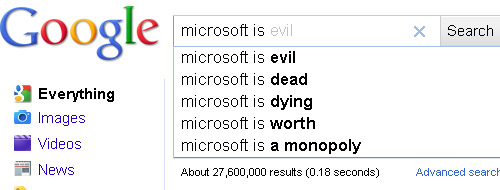 Google Microsoft Google Microsoft