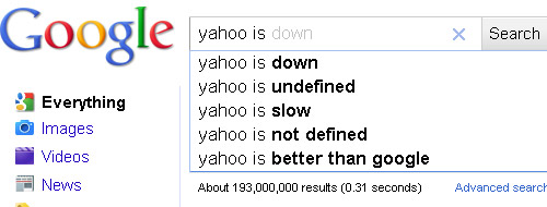 Google Yahoo Google Yahoo