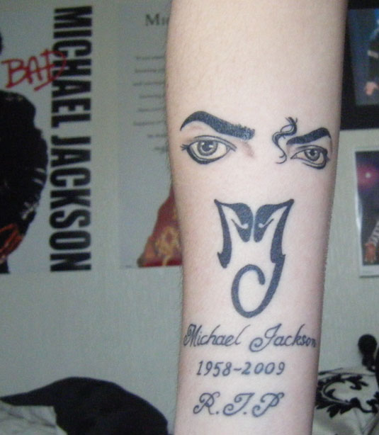 Michael Jackson Tattoo by Jodi from UK MJ Tattoo by Jodi