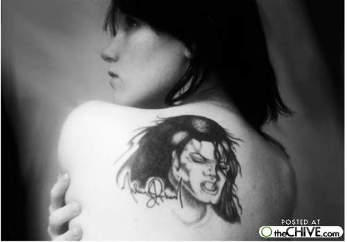 Michael Jackson Tattoo Michael Jackson Tattoo on Back