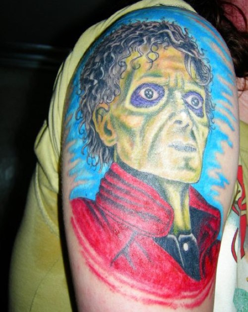 Thriller Tattoo Michael Jackson Tattoo - Thriller