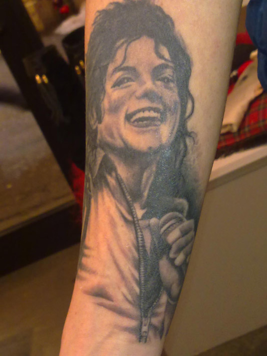 Michael Jackson Tattoo by Federica V. Michael Jackson Tattoo by Federica V.