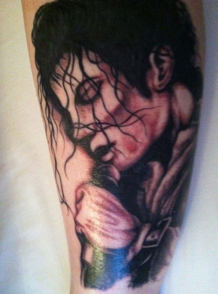 Michael Jackson Tattoo by Kenny Van Diest Michael Jackson Tattoo by Kenny Van Diest