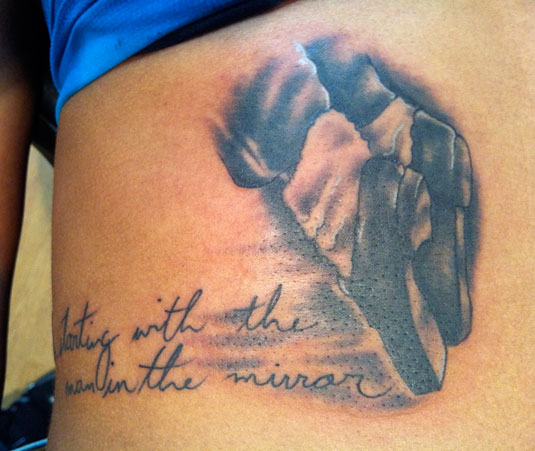Michael Jackson Tattoo by Lizee Jones Michael Jackson Tattoo by Lizee Jones