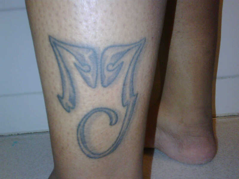 MJ Logo Tattoo MJ Logo Tattoo