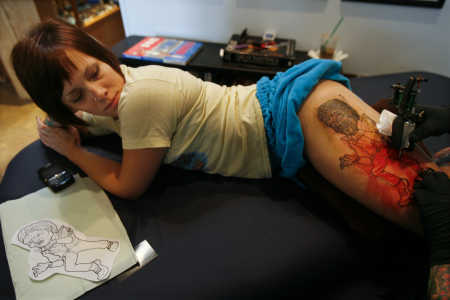 Michael Jackson Tattoo Michael Jackson Tattoo - Bloody