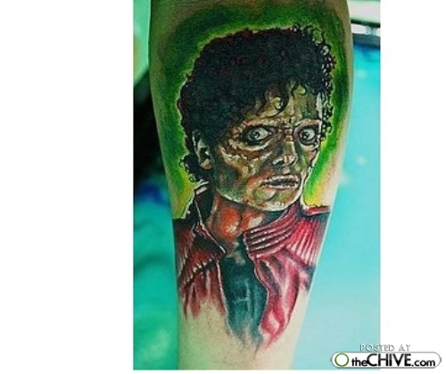 Michael Jackson Thriller Tattoo Michael Jackson Thriller Tattoo